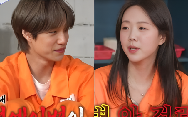 배우 지예은이 엑소 카이와의 러브라인 형성을 극구 거부해 안방극장에 유쾌한 웃음을 선사했다./ SBS ‘아니 근데 진짜’