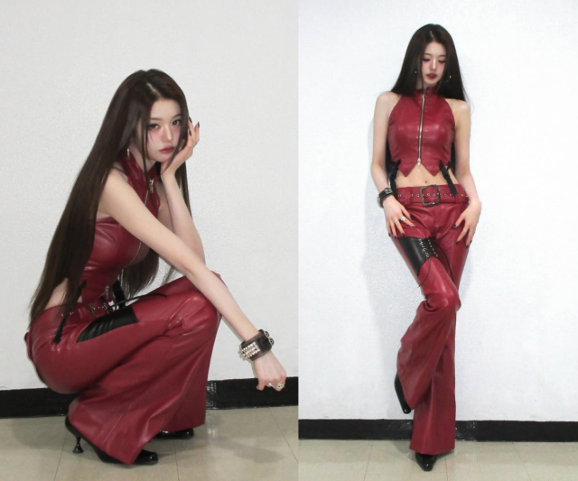 장원영이 압도적인 비주얼과 분위기로 팬들의 시선을 사로잡았다. / 장원영 SNS