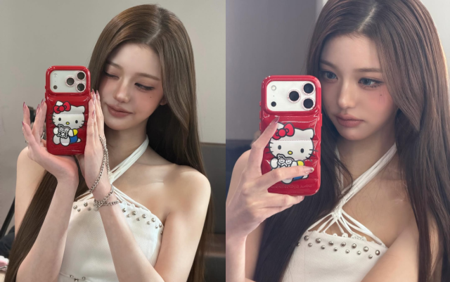 장원영이 압도적인 비주얼과 분위기로 팬들의 시선을 사로잡았다. / 장원영 SNS