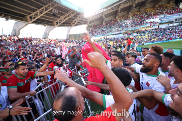 모로코 축구대표팀./게티이미지코리아