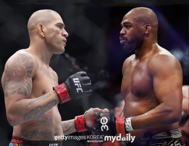 페레이라(왼쪽)와 존 존스. /게티이미지코리아