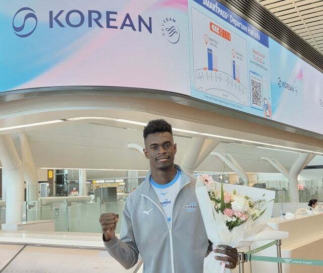 대한항공 새 외국인 선수 호세 마쏘로 교체했다./대한항공