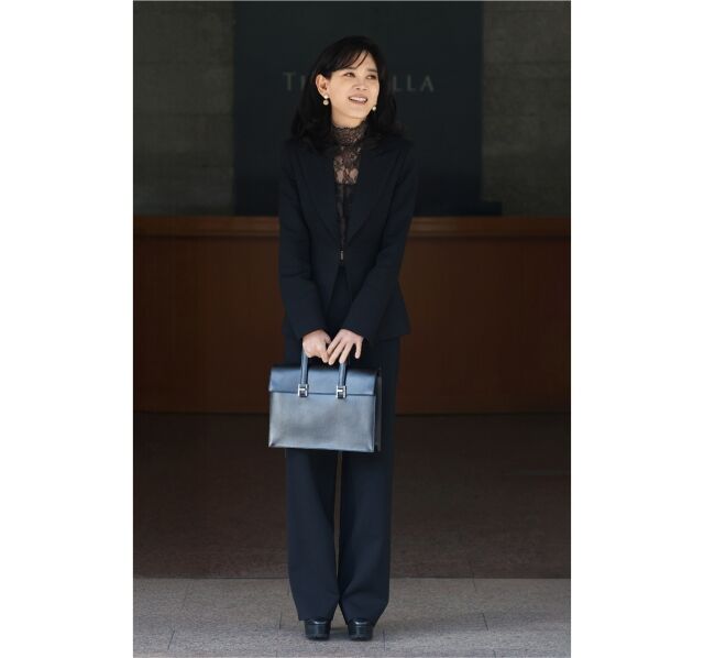 이부진 호텔신라 사장이 19일 서울 장충동에서 열린 정기주주총회에 참석하고 있다. /호텔신