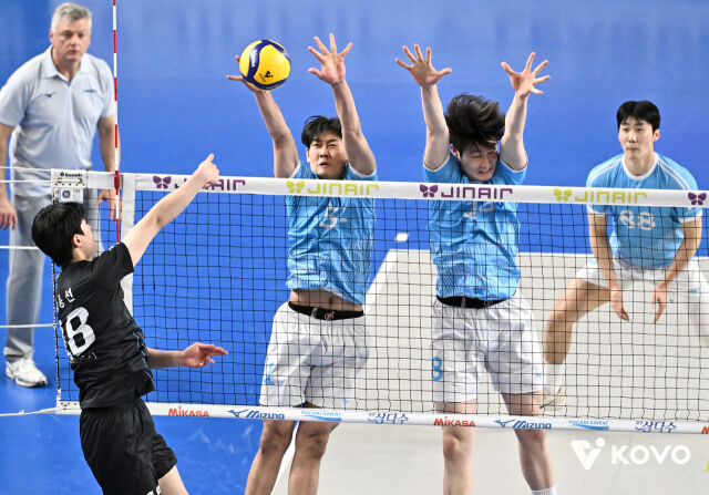 현대캐피탈-대한항공 경기./KOVO