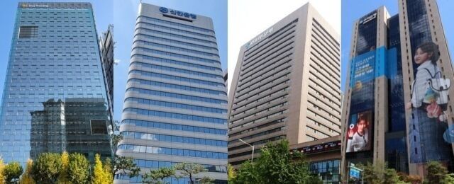 4대 은행 본사 전경/각 사