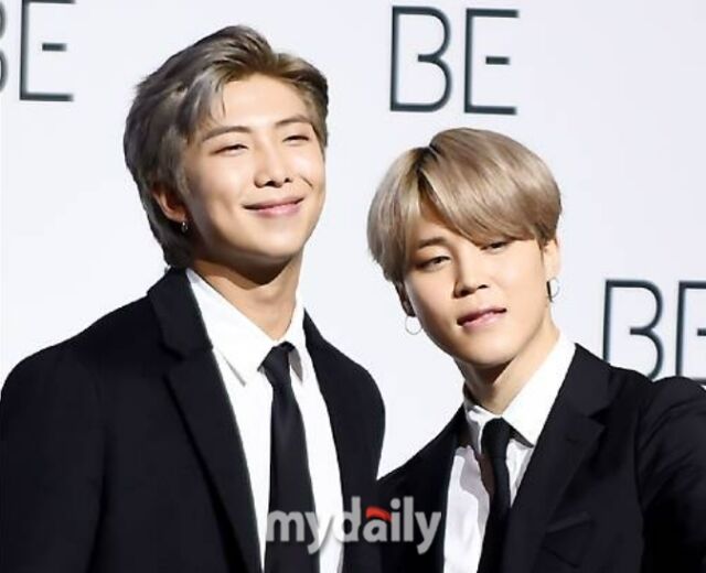 방탄소년단 RM, 지민 / 마이데일리