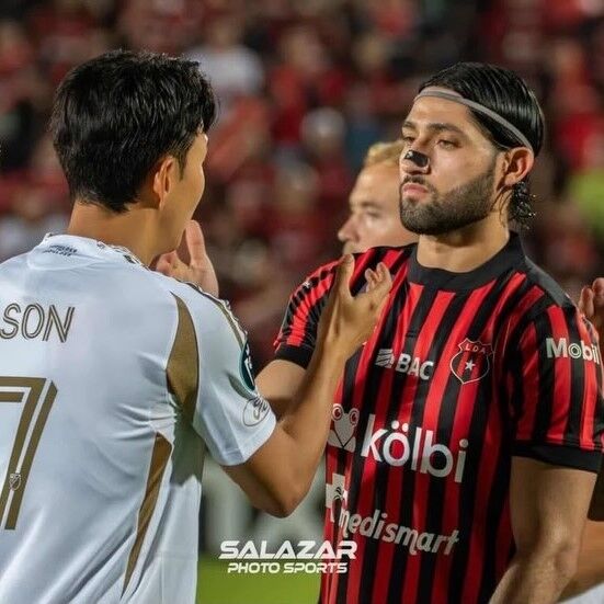 손흥민, 아론 살라자르./아론 살라자르 SNS