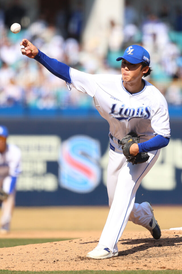 삼성 라이온즈 미야지 유라./삼성 라이온즈