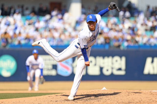 삼성 라이온즈 미야지 유라./삼성 라이온즈