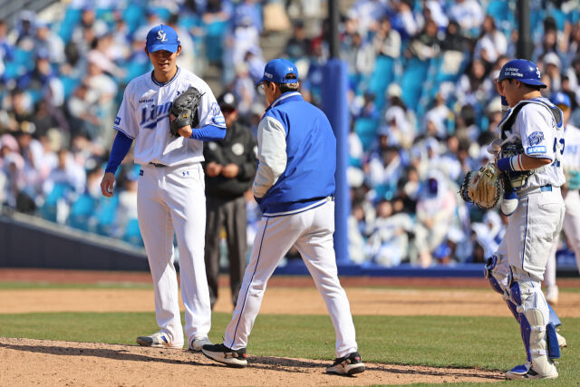 삼성 라이온즈 미야지 유라./삼성 라이온즈