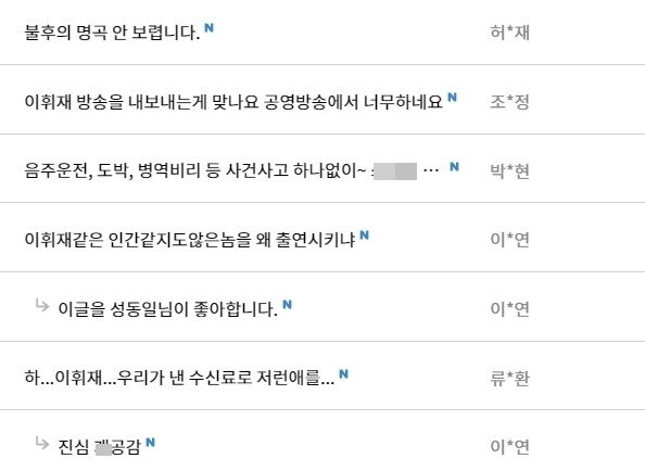 '불후의 명곡' 게시판./KBS