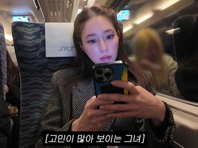 이민정이 아들과 딸 둘 다 아프다며 한탄했다. / 유튜브 '이민정 MJ'