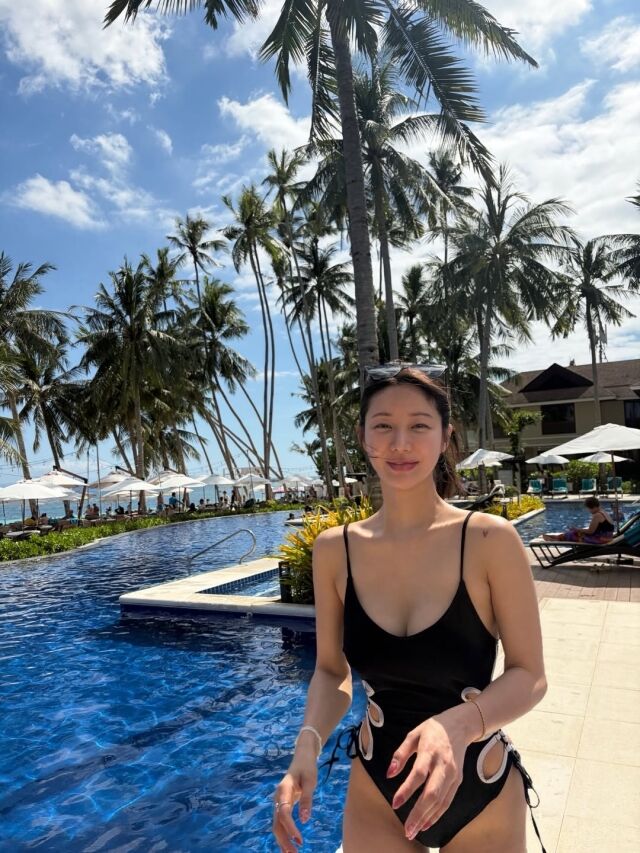 한그루가 필리핀에서 여유로운 휴가를 보내는 근황을 전했다. / 한그루 SNS