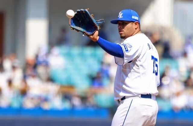 삼성의 개막전 선발 후라도./삼성 라이온즈