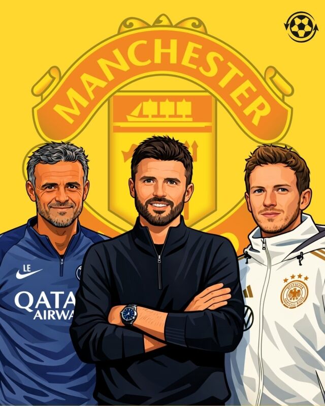 루이스 엔리케 감독, 마이클 캐릭 감독, 율리안 나겔스만 감독/Transfer News Live