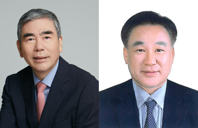 이관순 대표이사(왼쪽), 차봉권 대표이사. /명인제약