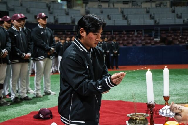 키움 히어로즈가 2026시즌 승리기원제를 실시했다./키움 히어로즈