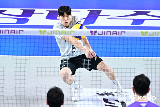 박경민의 리시브./KOVO