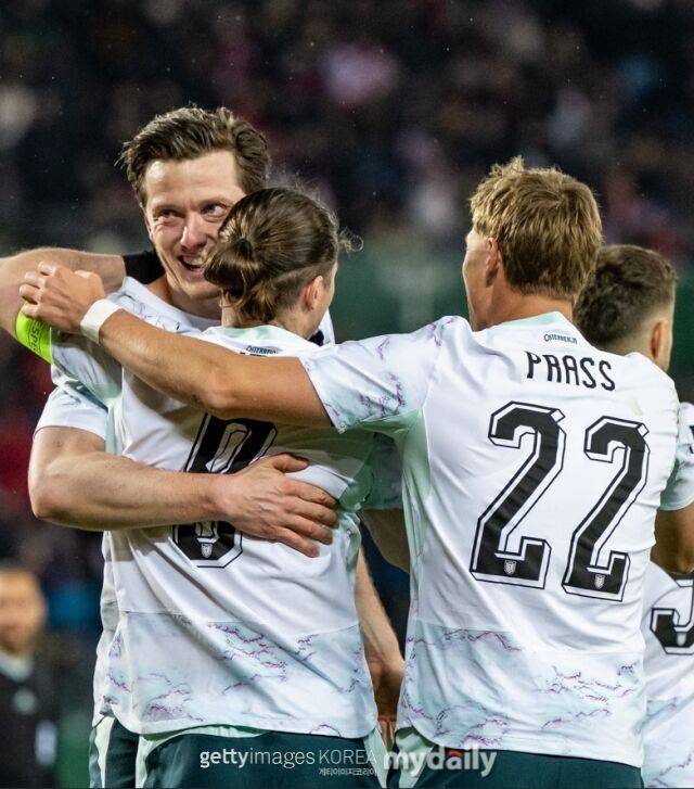 가나를 대파한 오스트리아 대표팀/게티이미지코리아