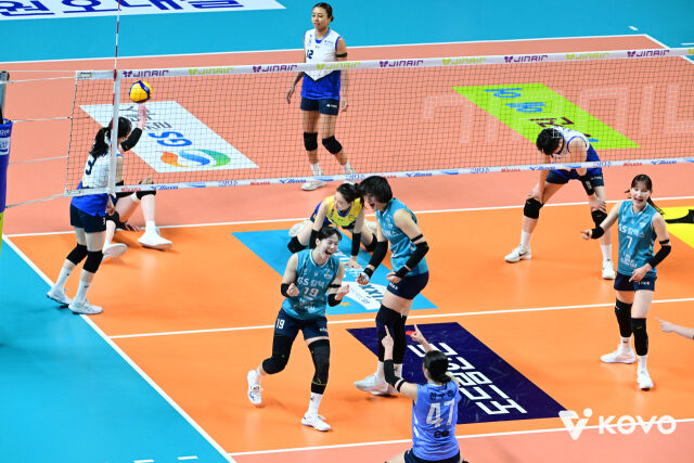 GS칼텍스-현대건설 경기./KOVO