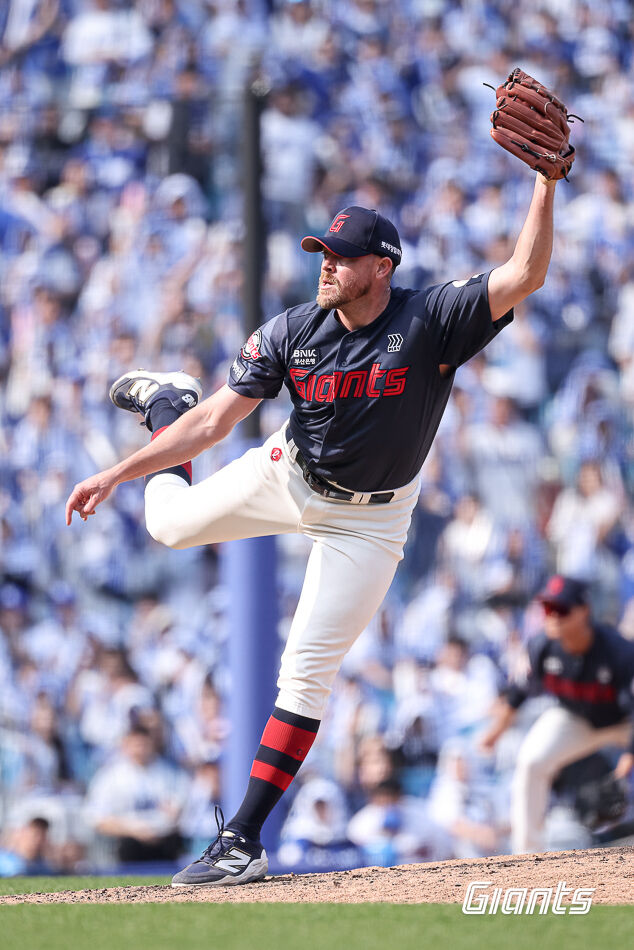 롯데 자이언츠 제레미 비슬리./롯데 자이언츠