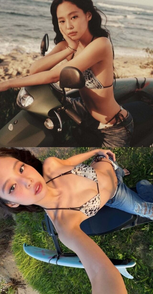 블랙핑크 제니./프랭키스 비키니 소셜미디어