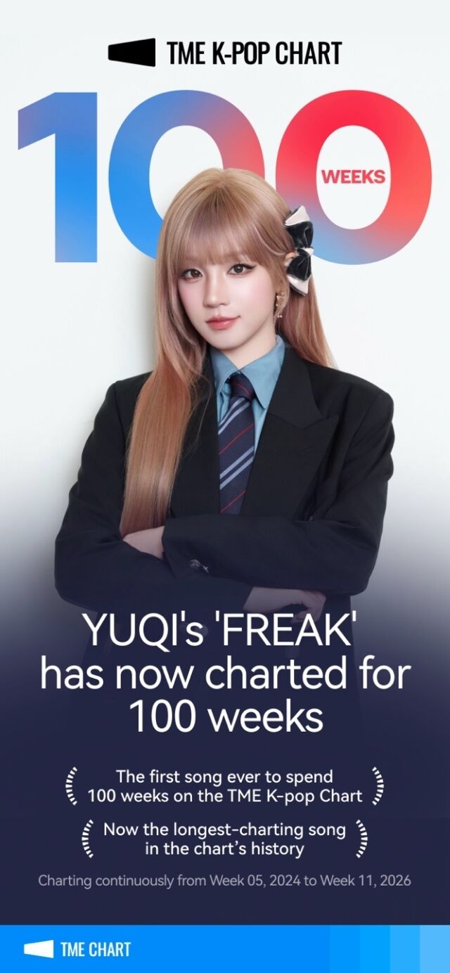 우기 / 큐브 엔터테인먼트, 텐센트뮤직 엔터테인먼트(TME)