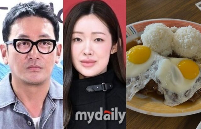 배우 하정우(왼쪽)가 모델 차정원과 함께한 하와이 근황을 전했다. / 마이데일리 및 하정우 소셜미디어