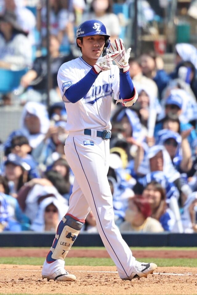 2025시즌 잭로그에게 강했던 이재현./삼성 라이온즈