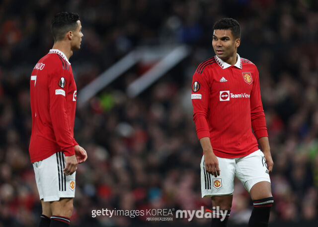 크리스티아누 호날두(왼쪽)와 카세미루./게티이미지코리아