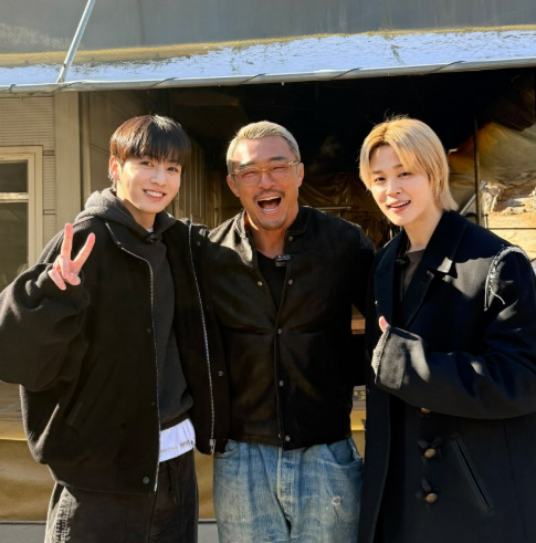 추성훈과 BTS 정국, 지민/추성훈 인스타그램