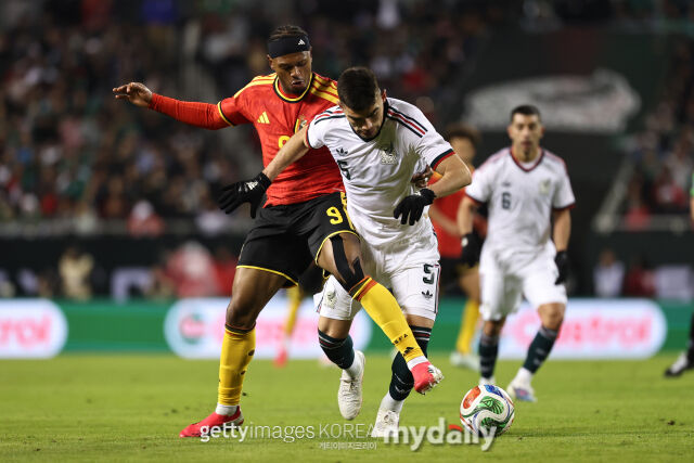 멕시코와 벨기에의 경기장면/게티이미지코리아