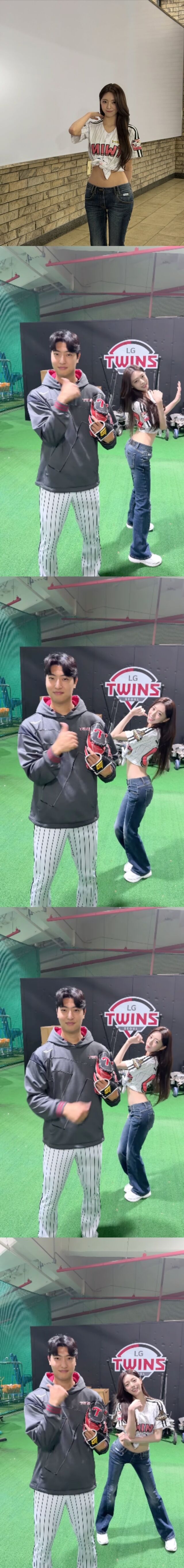 있지 유나, LG 트윈스 이정용 / 유나, LG 트윈스 인스타그램