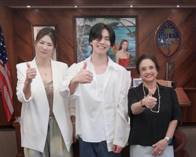 Jenny.G, Rocky, Governor Lou Leon Guerrero / 원이진