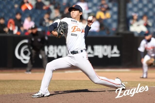 5일 경기 선발 황준서./한화 이글스