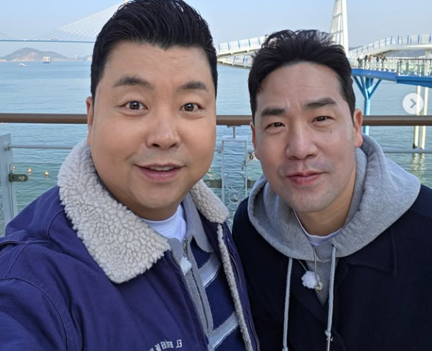 셰프 정호영과 절친 셰프 샘킴./정호영 소셜미디어