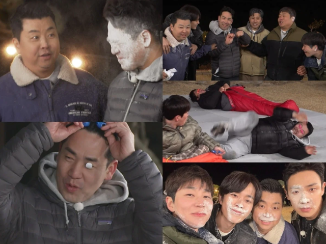 스타 셰프 정호영과 샘킴이 야생 예능 '1박 2일'에 완벽히 녹아들며 기존 멤버들을 위협하는 독보적인 존재감을 뽐낸다./ KBS2 '1박 2일 시즌4'