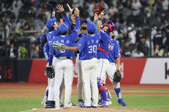 삼성 라이온즈가 5일 극적인 승리를 거뒀다./삼성 라이온즈