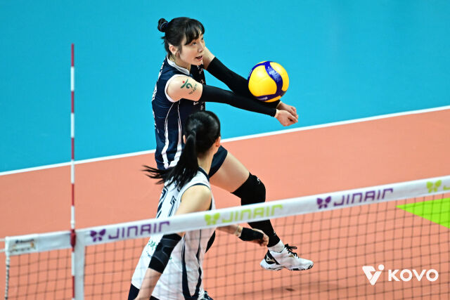 문정원의 리시브./KOVO