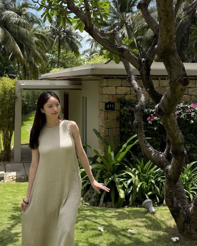 김지영이 나트랑으로 떠난 태교 여행 사진을 공개했다. / 김지영 SNS