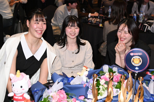 박지수, 허예은, 강이슬이 모두 정규리그 MVP 후보에 올랐다./WKBL