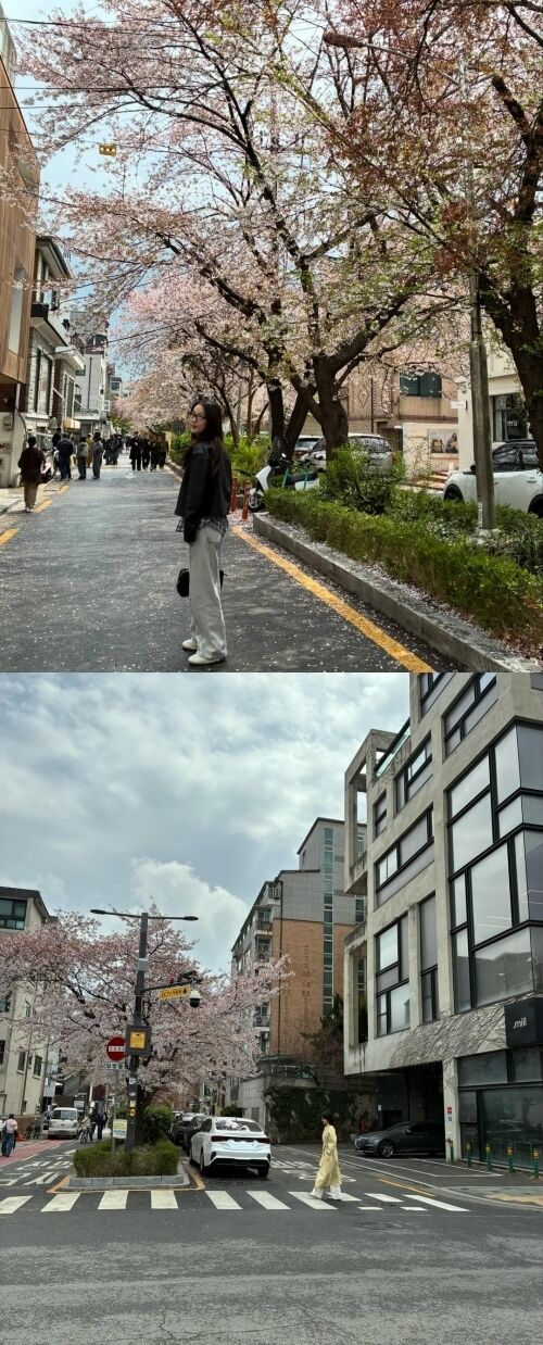 그룹 핑클 멤버 성유리와 이진이 여전한 우정을 드러냈다. / 이진 소셜미디어