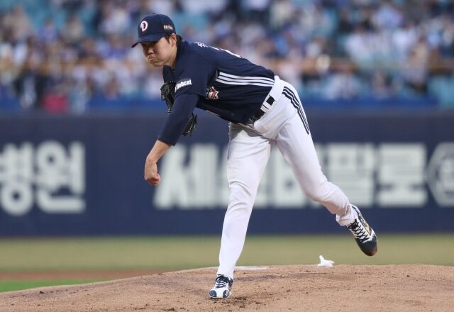 선발 투수 최승용./두산 베어스