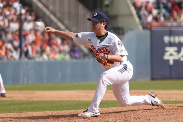 3~4일 휴식을 취하고 컨디션을 재점검할 박치국./두산 베어스