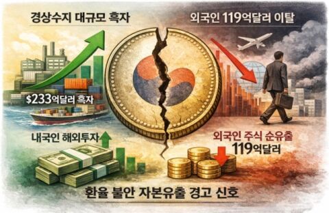 [MD포커스] &ldquo;역대급 흑자 뒤 균열&rdquo;&hellip;외국인 119억달러 이탈 &lsquo;경고 신호&rsquo;
