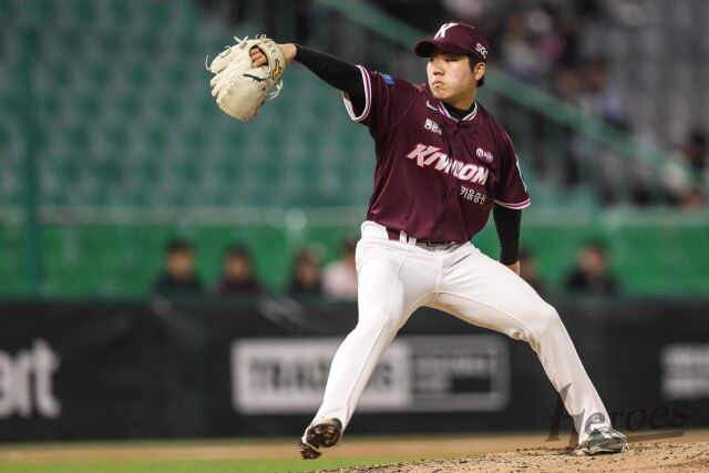 선발 등판하는 정세영./키움 히어로즈