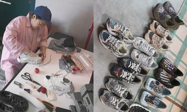 코미디언 김신영이 반전 금손 실력을 자랑한다. / MBC '나혼산'