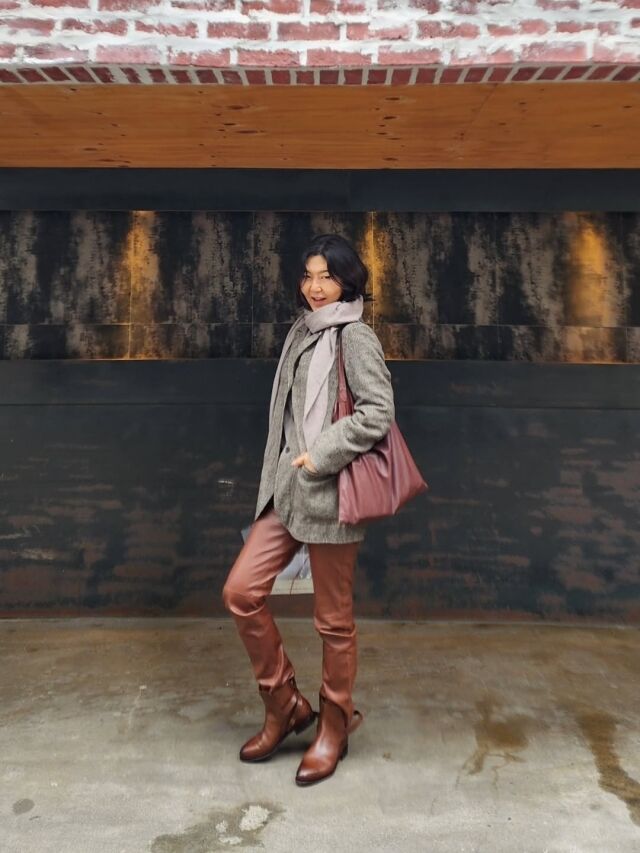 한혜연이 감각적인 스타일링과 탄탄한 몸매로 시선을 사로잡았다. / 한혜연 SNS