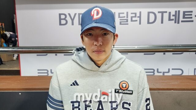 두산 베어스 김민석./수원 = 김경현 기자