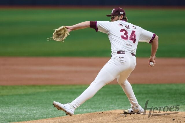 세 번째 첫 승 도전에 나서는 와일스./키움 히어로즈